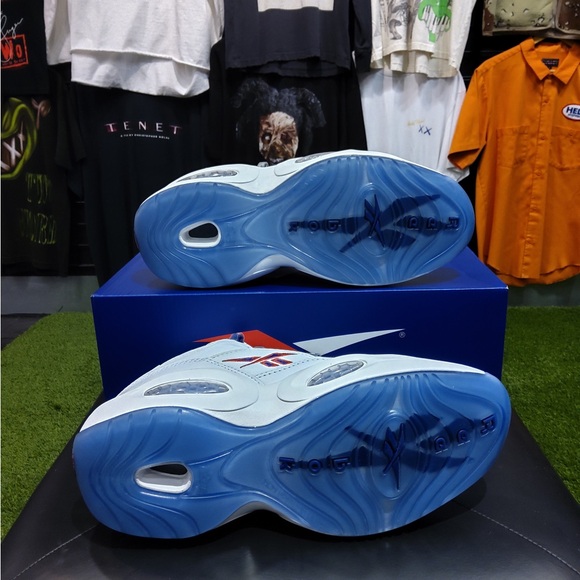 Reebok Question Allen Iverson Blue Toe Size 9 Men's Shoes - Picture 5 of 6